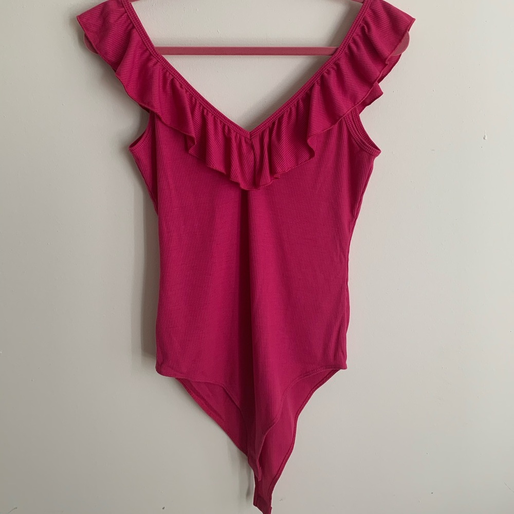 New Hot Pink Body Suit
